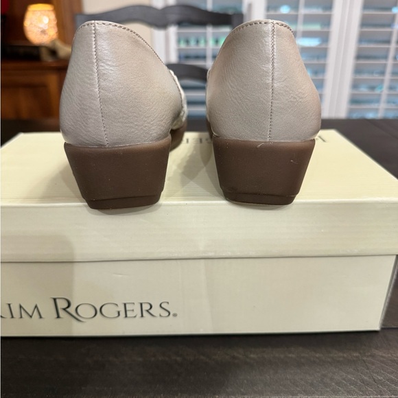 Kim Rogers Magen Flat Woven Wedge Shoes - Picture 4 of 9